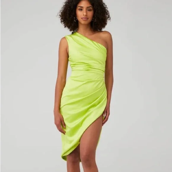 Elliatt | Dresses | Elliatt Cassini Dress In Lime Green Size L | Poshmark
